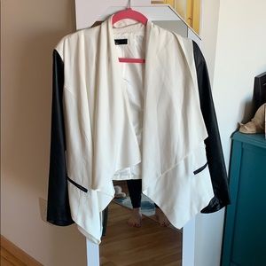 Black and white jacket